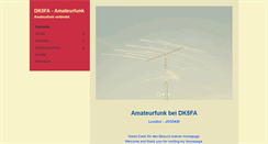 Desktop Screenshot of dk5fa.de