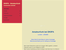Tablet Screenshot of dk5fa.de